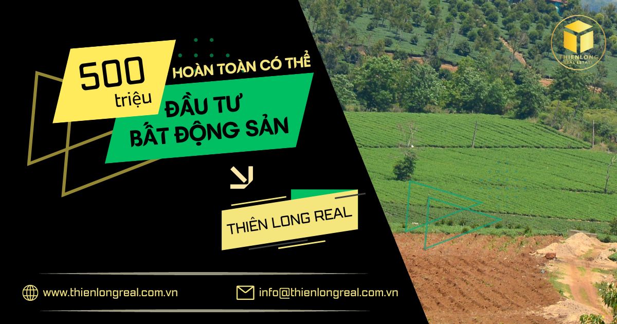 500 triệu hoàn toàn có thể đầu tư bất động sản