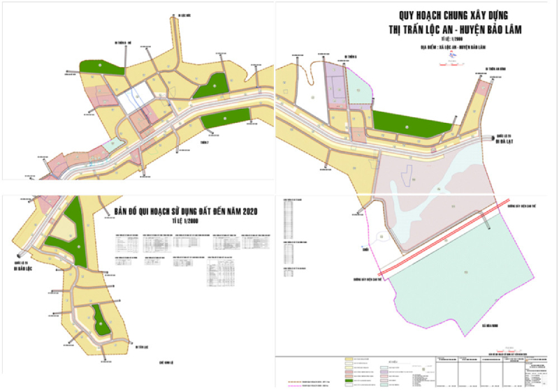 Quy hoạch chung xây dựng thị trấn Lộc An huyện Bảo Lâm
