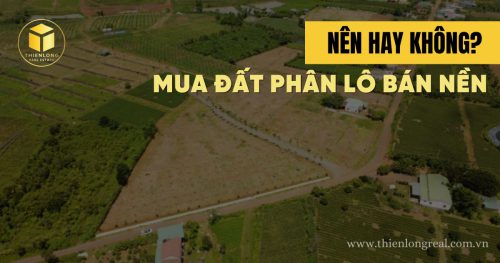 Nên hay không: Mua đất phân lô bán nền?